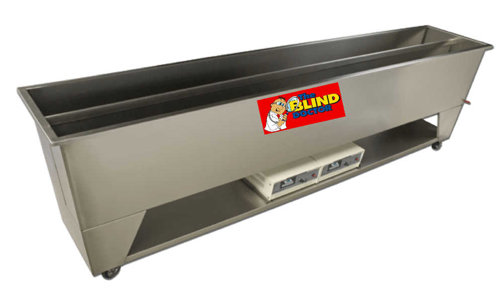The Blind Doctor's Ultrasonic blind cleaner
